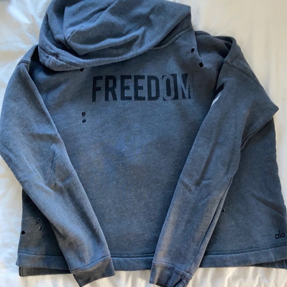 Alo Cropped Sweatshirt